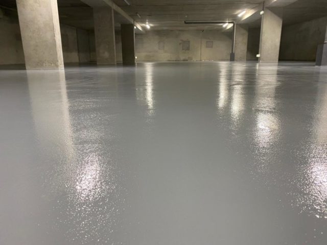 La pose d’un semi-lisse dans un parking rémois