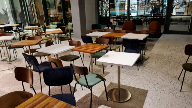 Présentation du Terrazzo dans le restaurant du Nida